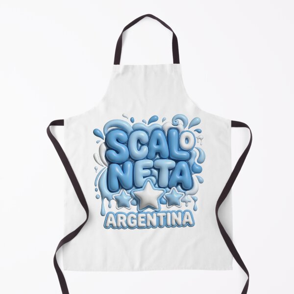 Item preview, Scaloneta Argentina 3D - Puffy Bubble Letters with Three Stars designed and sold by FootballCrazy10.