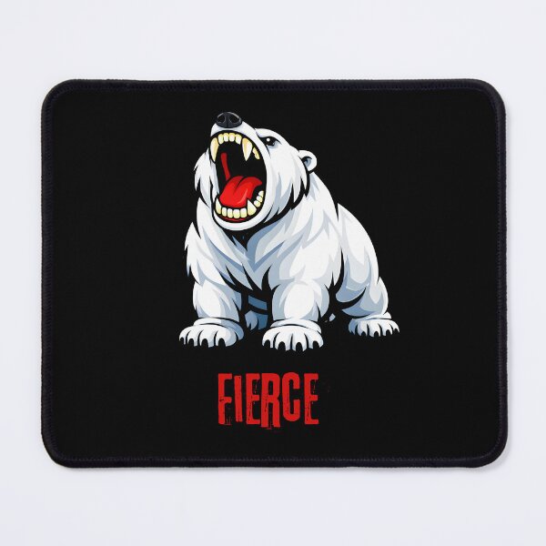 Item preview, Fierce Roaring Polar Bear Sticker and T-Shirt designed and sold by ROARSOME DESiGNS.