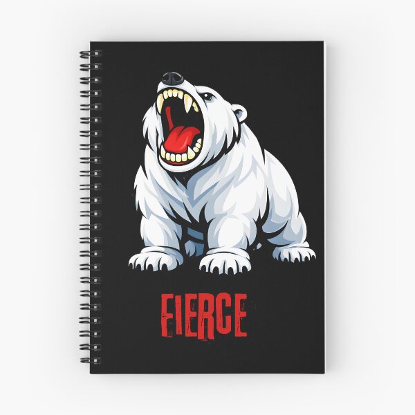 Item preview, Fierce Roaring Polar Bear Sticker and T-Shirt designed and sold by ROARSOME DESiGNS.