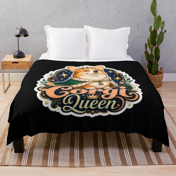 Item preview, Corgi Queen Royal Dog Sticker designed and sold by Sketchlegacy.