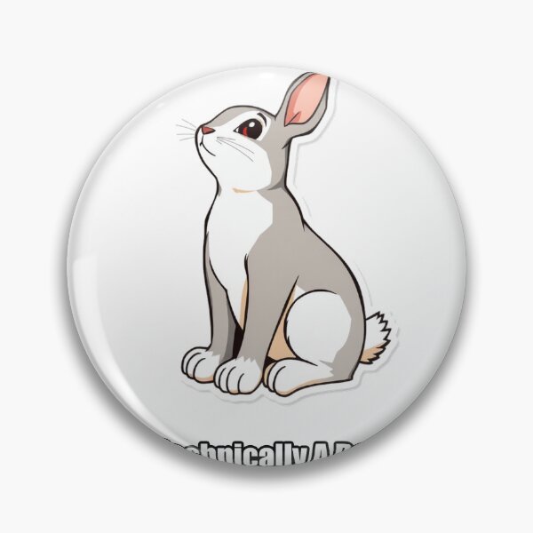 Item preview, Rabbit Sticker - Technically A Dog - Funny Rabbit Owner Gift designed and sold by pawdrops.