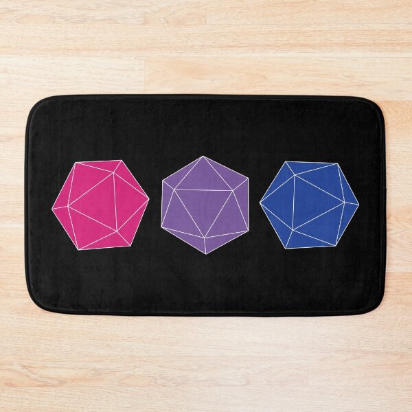 Item preview, Bisexual Pride D20 Dice | Bi Gamer RPG Dice Design | LGBTQ+ Tabletop Gaming designed and sold by Hallowed Artistry.