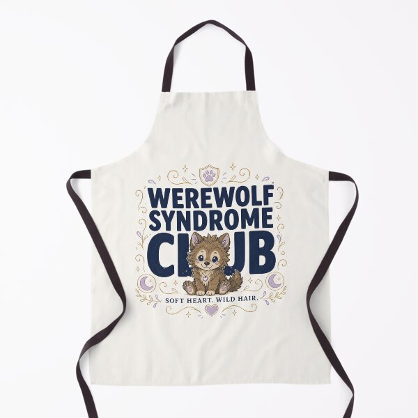 Item preview, Werewolf Syndrome Club - Cute Hypertrichosis Awareness Design designed and sold by BlackSector77.