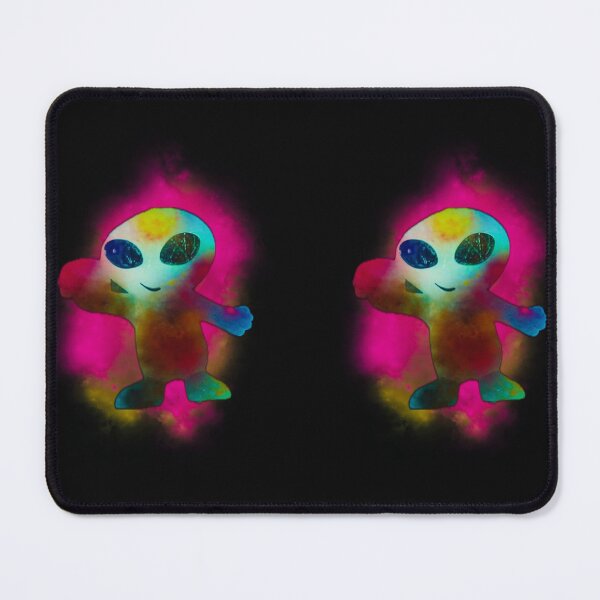Item preview, Alien in Hot Pink Nebula with Hamburger by ElitebyElise designed and sold by ElitebyElise.