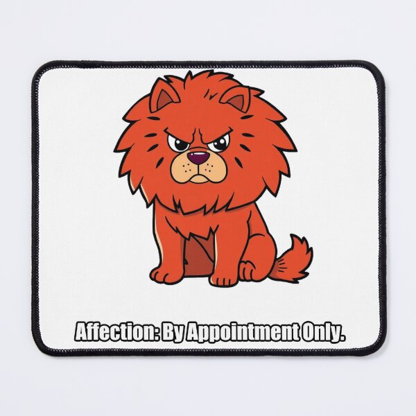 Item preview, Chow Chow Sticker - Affection By Appointment Only - Funny Chow Chow Owner Gift designed and sold by pawdrops.
