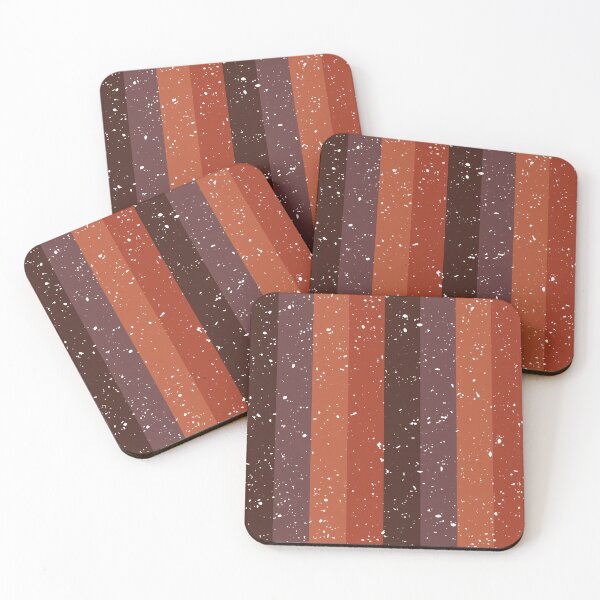 Item preview, Earth Tone Distressed Stripe Pattern | Retro Terracotta Brown Seamless  designed and sold by Dino-Lune.