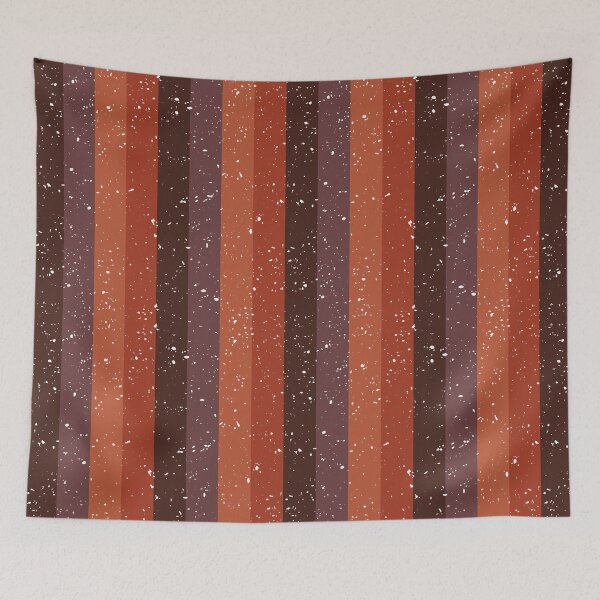 Item preview, Earth Tone Distressed Stripe Pattern | Retro Terracotta Brown Seamless designed and sold by Dino-Lune.