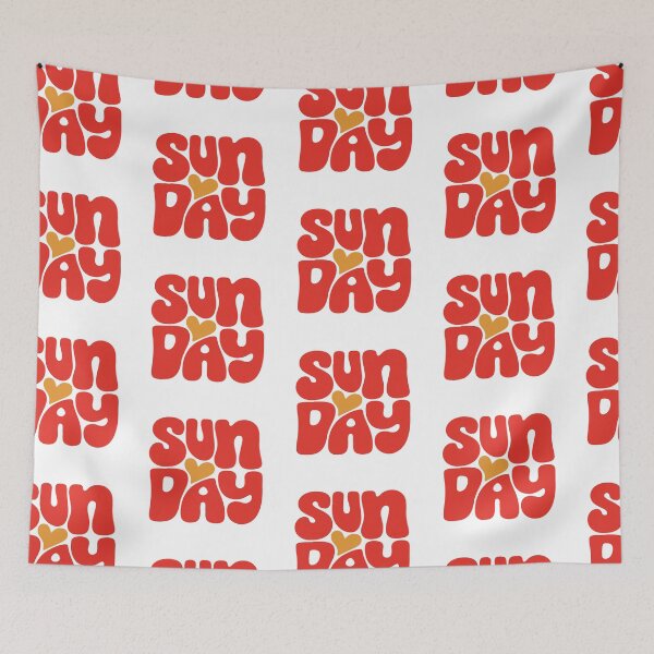 Item preview, Sun Day Groovy Retro Summer Typography designed and sold by TipTop GFX.