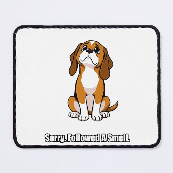 Item preview, Beagle Sticker - Sorry Followed A Smell - Funny Beagle Owner Gift designed and sold by pawdrops.