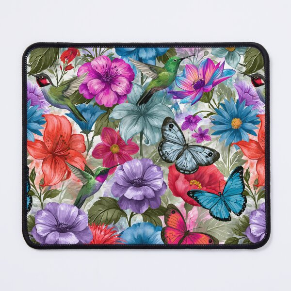 Item preview, Bright Pattern Flowers- Birds and Bee's 2 designed and sold by Gypsykiss.