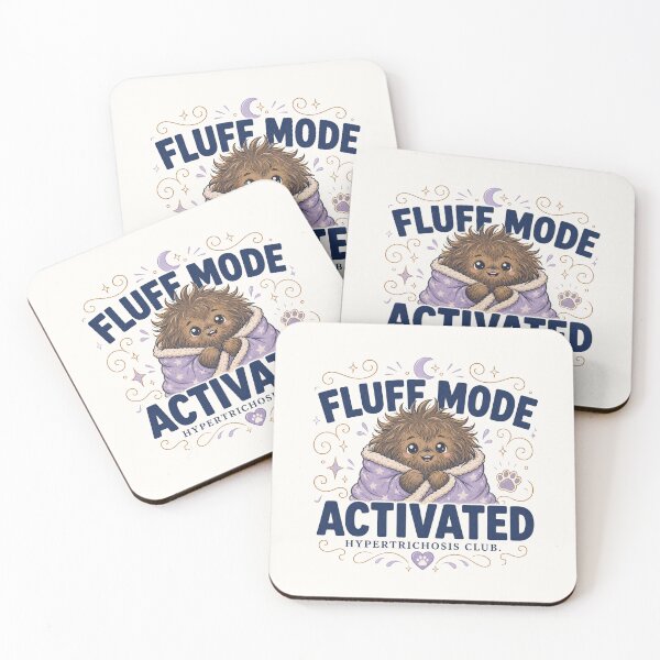 Item preview, Fluff Mode Activated - Cute Hypertrichosis Club Design designed and sold by BlackSector77.