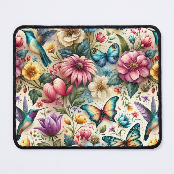 Item preview, Bright Pattern Flowers- Birds and Bee's 3 designed and sold by Gypsykiss.