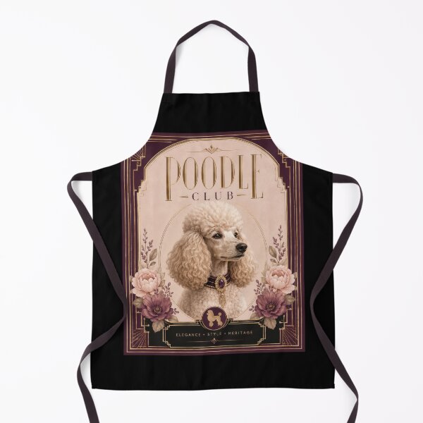 Item preview, Poodle Club Elegant Dog Poster  designed and sold by Sketchlegacy.