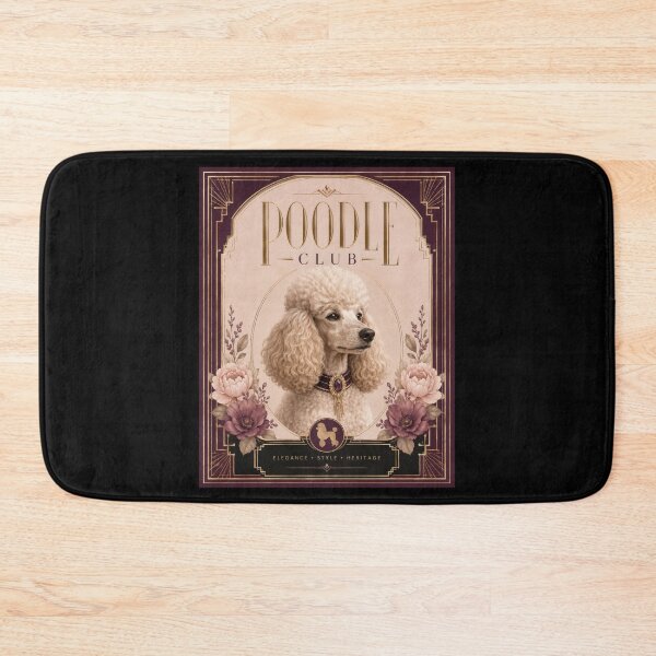 Item preview, Poodle Club Elegant Dog Poster  designed and sold by Sketchlegacy.