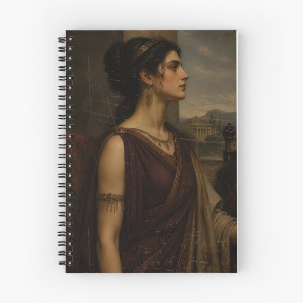 Item preview, Electra - Electra by Sophocles Vintage Greek Tragedy Oil Painting designed and sold by BanaArtbyBB.