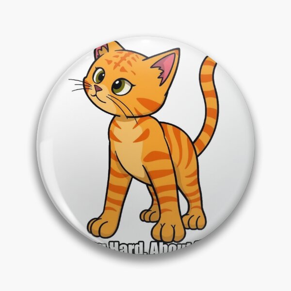 Item preview, Orange Cat Sticker - Thinking Hard About Nothing - Funny Orange Cat Owner Gift designed and sold by pawdrops.