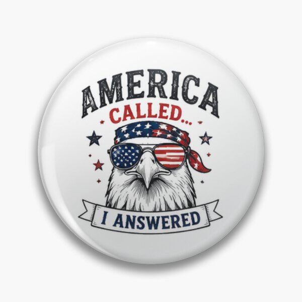Item preview, America called...I answered- eagle design designed and sold by RahRahsCreation.