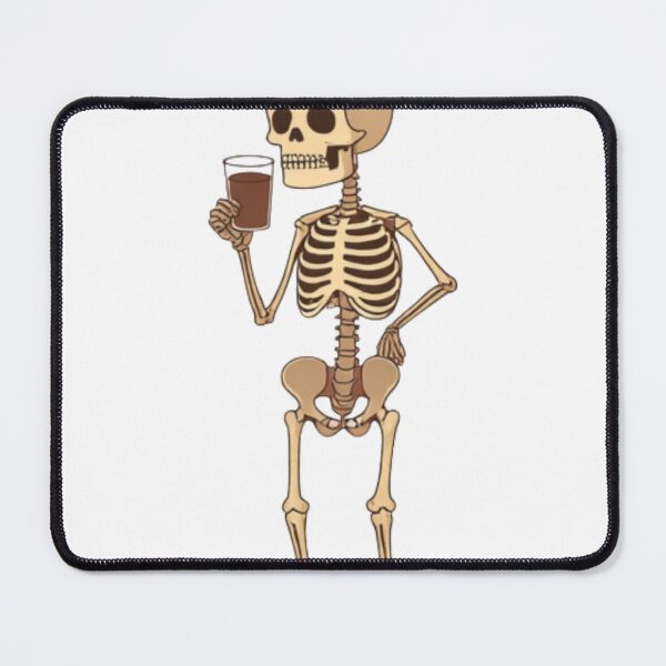 Item preview, Funny Skeleton Cosy Coffee Break designed and sold by LstpStudio-Art.