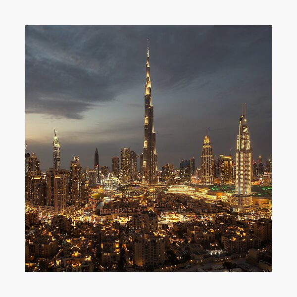 Item preview, Dubai Skyline Night Burj Khalifa designed and sold by SHAN-NO.