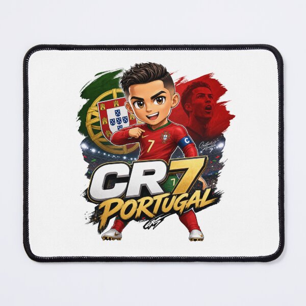 Item preview, CR7 Portugal Cristiano Ronaldo Chibi Fan t-shirt stickers designed and sold by Ashley critters.
