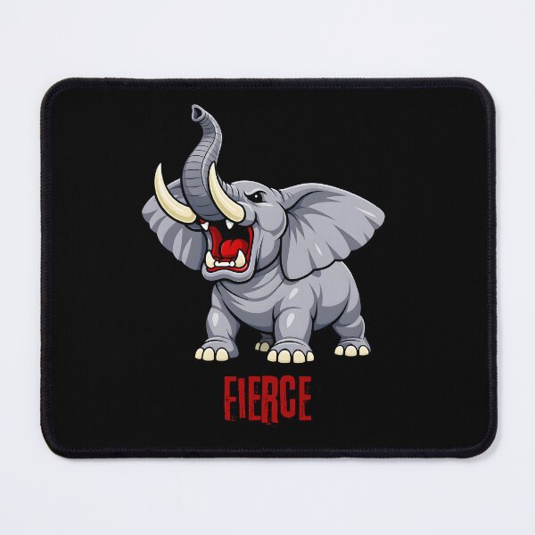 Item preview, Fierce Roaring Elephant Sticker and T-Shirt designed and sold by ROARSOME DESiGNS.