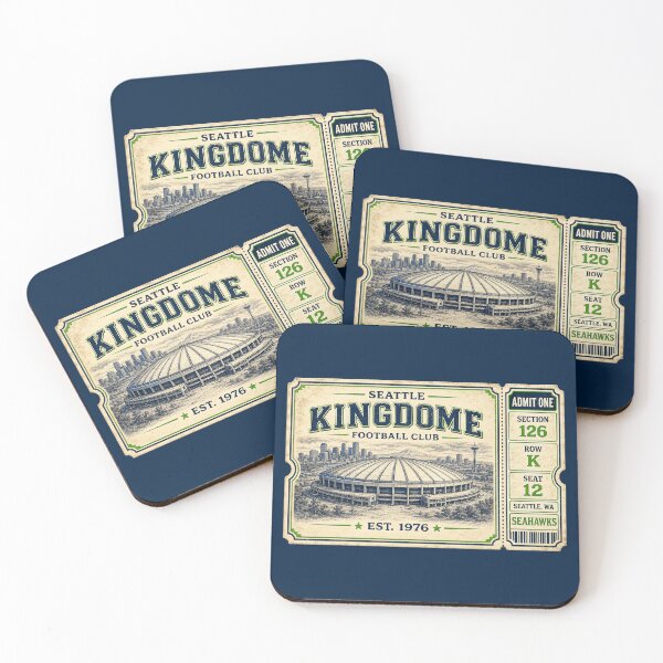 Item preview, Kingdome Vintage Ticket, Seattle Football Club Retro Stadium designed and sold by GhostDawgs.