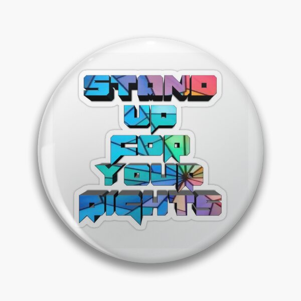 Item preview, Stand Up for Your Rights – Bold Motivational Typography Sticker designed and sold by Style2010.