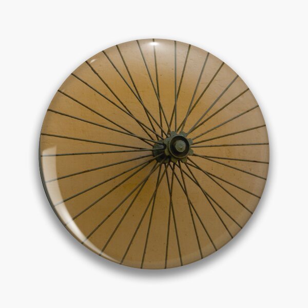 Item preview, Vintage Bicycle Wheel With Metal Spokes Mounted On Textured Wall For Rustic Decor designed and sold by Nmallia.