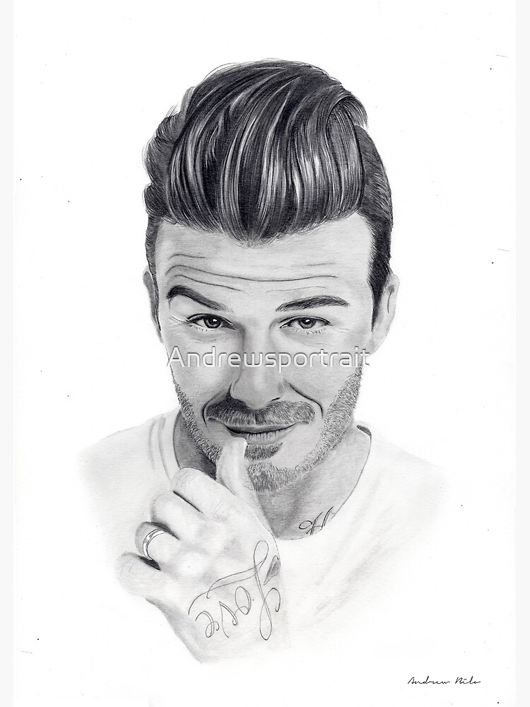 David Beckham Drawing/Sketch by TanmayC7 on DeviantArt