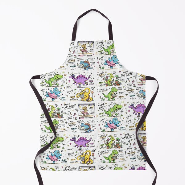Item preview, Funny Dinosaur Character Doodle Collection designed and sold by Khatumeye.