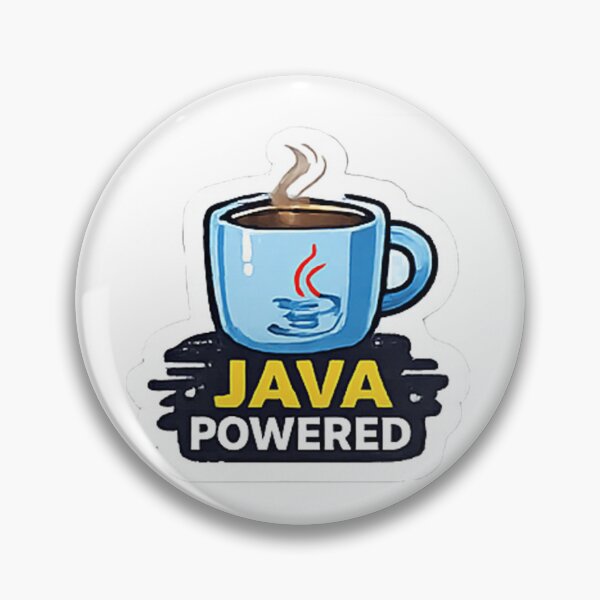 Item preview, Java Powered Programmer Sticker designed and sold by FancyPlus.