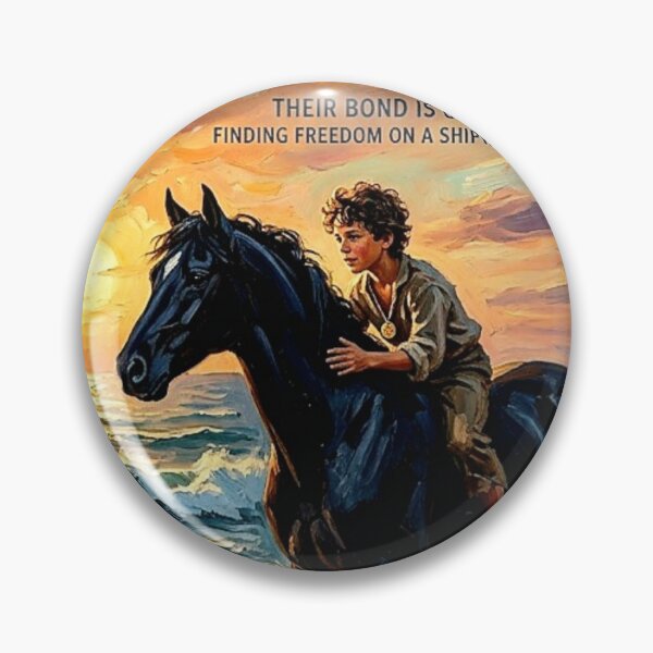 Item preview, Their Bond is Unbreakable – The Black Stallion Fine Art Print designed and sold by Art's Diner.