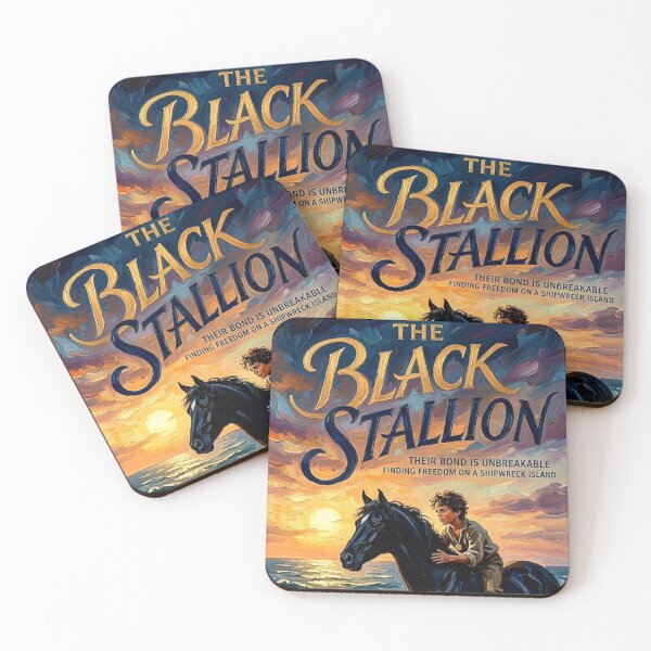 Item preview, Their Bond is Unbreakable – The Black Stallion Fine Art Print designed and sold by Art's Diner.