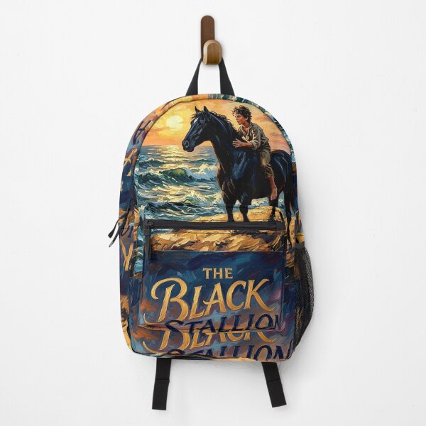 Item preview, Their Bond is Unbreakable – The Black Stallion Fine Art Print designed and sold by Art's Diner.