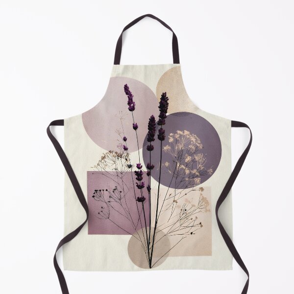 Item preview, Boho Dried Lavender Purple Abstract Collage Art designed and sold by daila70.