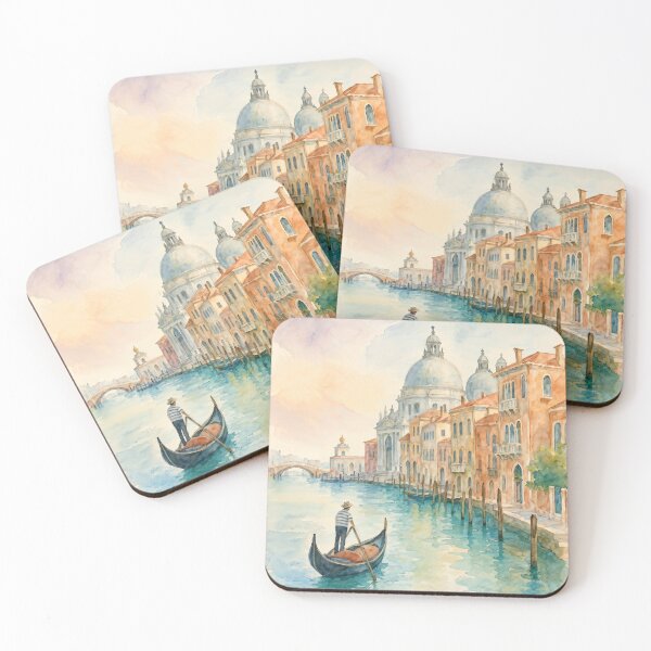 Item preview, Watercolor Italy Venice Cityscape Travel Art Design designed and sold by MindWind.