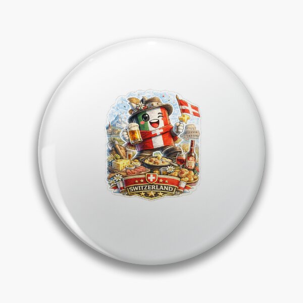 Item preview, Switzerland Football Fan Mascot Sticker | Cute Swiss Culture & Soccer Supporter Design designed and sold by Julianto Tri Rizki.