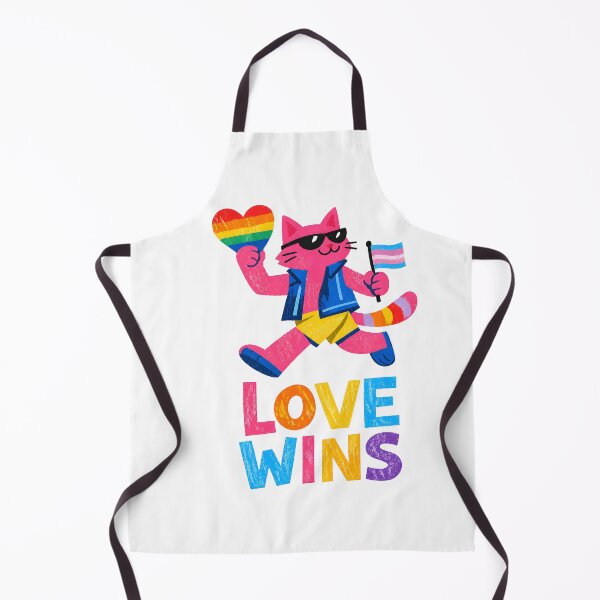Item preview, Love Wins Pride Cat designed and sold by ChocoMellowCo.