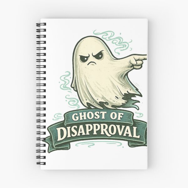 Item preview, Ghost Of Disapproval Funny Ghost T-Shirt | Sarcastic Halloween Humor Design designed and sold by CreativeNest Prints.