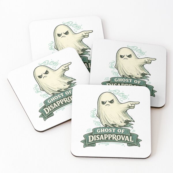 Item preview, Ghost Of Disapproval Funny Ghost T-Shirt | Sarcastic Halloween Humor Design designed and sold by CreativeNest Prints.