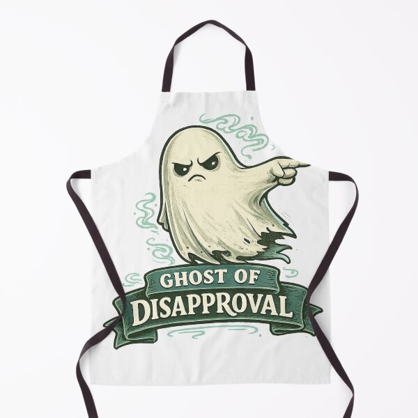 Item preview, Ghost Of Disapproval Funny Ghost T-Shirt | Sarcastic Halloween Humor Design designed and sold by CreativeNest Prints.