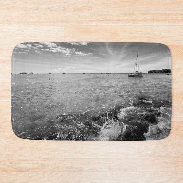 Item preview, Breaking Waves Barbados Monochrome designed and sold by Londonimages.