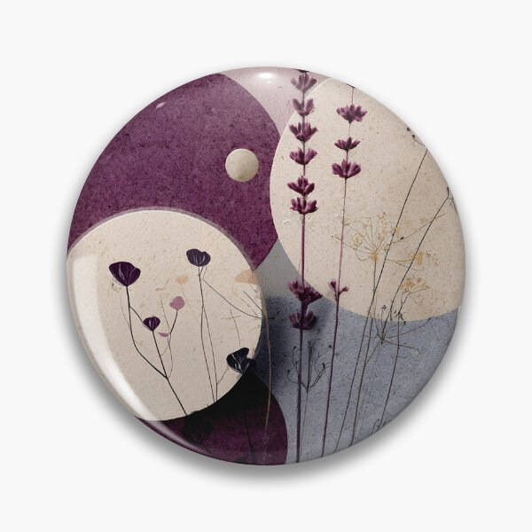 Item preview, Boho Botanical Collage Lilac and Mauve Floral Art designed and sold by daila70.