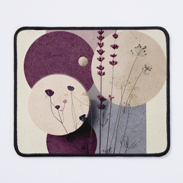 Item preview, Boho Botanical Collage Lilac and Mauve Floral Art designed and sold by daila70.