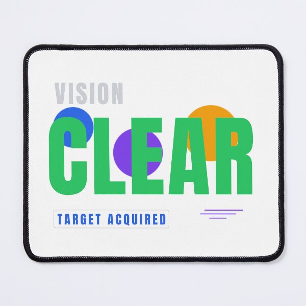 Item preview, Vision Clear – Modern Tech Typography Design designed and sold by HeartAndArtShop.