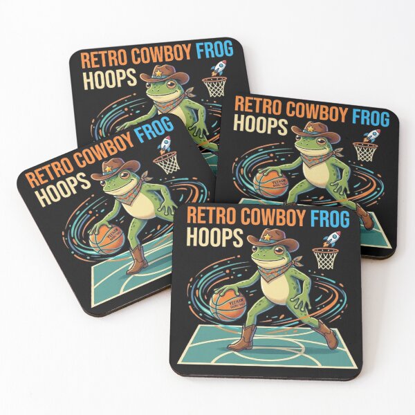 Item preview, Funny Western Frog Playing Hoops Sticker . designed and sold by  TrendForge.