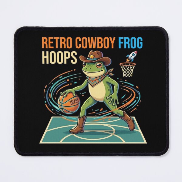 Item preview, Funny Western Frog Playing Hoops Sticker . designed and sold by TrendForge.