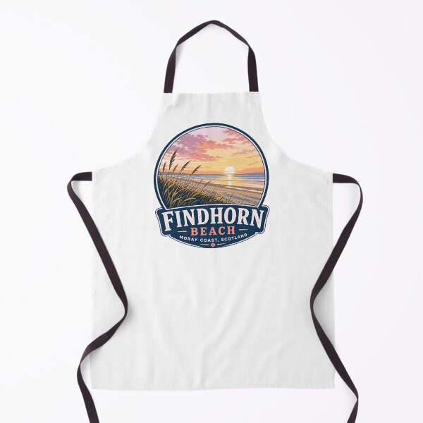 Item preview, Findhorn Beach Scotland Retro Seaside Travel Design designed and sold by NewNomads.