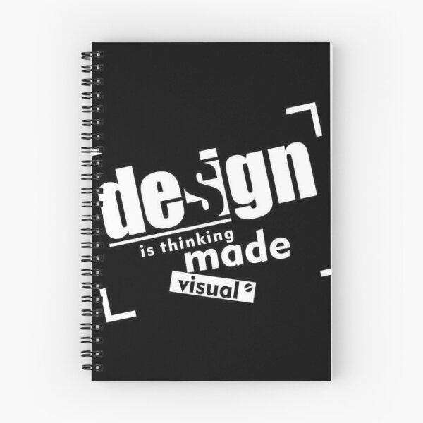 Item preview, Design Is Thinking Made Visual Typography T-Shirt | Graphic Designer  designed and sold by 77Shivansh.