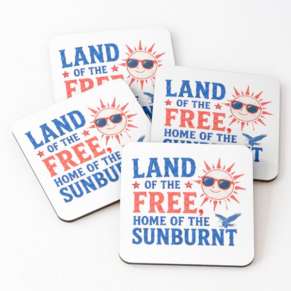 Item preview, Land of the free, Home of the sunburnt designed and sold by RahRahsCreation.
